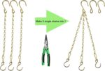 Chain for Hanging Plants,11 Inch Gold Hanging Chain, Small Basket Chain Kits wit... - Image 6