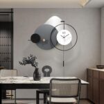Large Modern Wall Clock for Living Room,Decorative Silent Battery Operated Wall ... - Image 8
