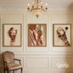 Framed Black Girl Lipstick Makeup Wall Art Prints Set of 3 African American Woma... - Image 5