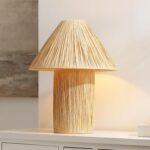SAFAVIEH Lighting Collection Cassie Natural 20-inch Table Lamp (LED Bulb Include... - Image 2