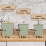Kitchen Canisters for Countertop Set of 3 with Customizable Chalkboard Labels & ... - Image 5