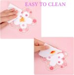Sakura Coffee Cup Mat Kawaii Coaster 2PCS Cute Cherry Blossom PVC Home Tea Mug P... - Image 3
