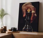 3Pcs Fashion Black Man Canvas Wall Art Luxury American Painting Black Men Pictur... - Image 6