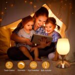 Boncoo Small Touch Lamp for Bedroom Nightstand, 3-Way Dimmable Bedside Lamps Opa... - Image 3