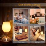 Boncoo Small Touch Lamp for Bedroom Nightstand, 3-Way Dimmable Bedside Lamps Opa... - Image 5
