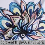Estelar Textiler Classical Blue Floral Printing Curtains for Living Room Curtain... - Image 6