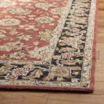 SAFAVIEH Chelsea Collection Accent Rug - 3'9" x 5'9", Rose & Black, Hand-Hooked ... - Image 4
