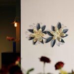 LIFFY Black Wall Decor,15" 3D Multi-layer Metal Flowers Wall Decor, Rustic Moder... - Image 6