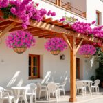 Ouddy Decor Artificial Hanging Plants Flowers Basket for Spring Summer Outdoor D... - Image 6