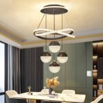 Modern LED Chandeliers, Dimmable 3-Color Kitchen Island Pendant Light for Dining... - Image 3