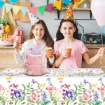 41 PCS Wildflower Party Decorations Floral Theme Disposable Tableware floral pap... - Image 7