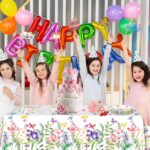 41 PCS Wildflower Party Decorations Floral Theme Disposable Tableware floral pap... - Image 8
