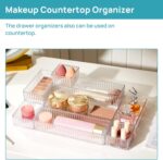 Vtopmart 7 PCS Clear Drawer Organizers Bins, 4-Size Stackable Makeup and Vanity ... - Image 6