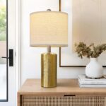 G-SAFAVA 20.5" Small Table Lamps for Living Room Lamp Single Ceramic Lamps for B... - Image 5