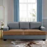H.VERSAILTEX Stretch Velvet 2 Piece T Cushion Sofa Slipcovers - Individually Fit... - Image 3