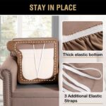 H.VERSAILTEX Stretch Velvet 2 Piece T Cushion Sofa Slipcovers - Individually Fit... - Image 8