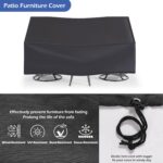 Wumiokio Patio Furniture Sets, 3 Pieces Wicker Outdoor Furniture - 360 Degree Sw... - Image 7