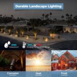 Gardencoin Solid Brass Outdoor Landscape Spotlights, 12V Heavy Duty Low Voltage ... - Image 5