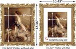 Gold 8x10 Picture Frame Vintage Antique Baroque for Wall or Tabletop Display, Or... - Image 3