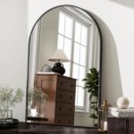 HARRITPURE 20"x30" Arched Bathroom Mirror - Wall Mounted Mirror - Black Arch Mir... - Image 3