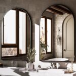 HARRITPURE 20"x30" Arched Bathroom Mirror - Wall Mounted Mirror - Black Arch Mir... - Image 5