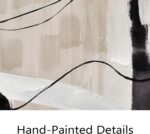 Creoate Framed Wall Art, Abstract Hand Painted Painting Textured Canvas Print Ar... - Image 4