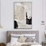 Creoate Framed Wall Art, Abstract Hand Painted Painting Textured Canvas Print Ar... - Image 5