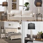 QiMH Table Lamps Set of 2, Bedroom Lamp with USB A+C Charging Ports, Modern Glas... - Image 5