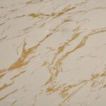 WONGS BEDDING Gold Metallic Marble Khaki Comforter Set California King Foil Prin... - Image 6