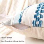 Boho Throw Pillow Covers 18x18 Set of 2 Farmhouse Decorative Cushion Case Stripe... - Image 4