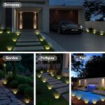 Solar Ground Lights Outdoor, 12 Pack Solar Lights Outdoor Waterproof, Mini Flat ... - Image 7