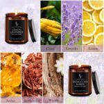 Scented Candles for Home Scented Aromatherapy Candles, 4 Pack 28 Oz Soy Wax Cand... - Image 3