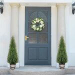 VIVATREES 3FT Artificial Cedar Topiary Trees with Rustic Barrel Planter, Outdoor... - Image 4