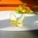 kanpura Yellow Crystal Flying Butterfly Figurine,Glass Butterfly Figurine Orname... - Image 4