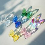 kanpura Yellow Crystal Flying Butterfly Figurine,Glass Butterfly Figurine Orname... - Image 8