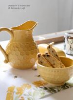 Boston International Embossed Stoneware Cereal/Small Serving Bowl, 5.5 x 3-Inche... - Image 3