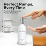 White Glass Dish Soap Dispenser for Kitchen Sink by Brighter Barns - Modern Kitc... - Image 5