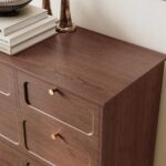 ARTPOWER Tall 5 Drawer Dresser for Bedroom, Mid-Century Modern Wood Chest with S... - Image 6