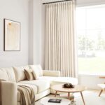Pinch Pleated Linen Curtains 96 Inch Length 2 Panels for Living Room Bedroom Nat... - Image 8
