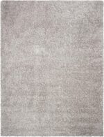 SAFAVIEH Area Rug 8x10 - California Shag Collection - Large - Silver, Non-Sheddi... - Image 4