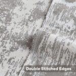 FUTEI Pack of 2 Faux Cashmere Jacquard Throw Pillow Covers 20x20 Inch Soft Marbl... - Image 5