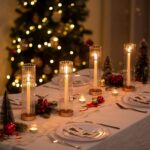 Hewory Hurricane Glass Candle Holders: Set of 8 Gold Candlestick Holders with 11... - Image 5