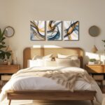 Abstract Wall Decor for Living Room Modern Prints Wall Art Bedroom 3 Piece Canva... - Image 8