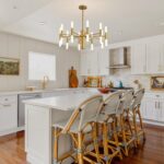 Modern Gold Chandelier 20-Light, Luxury Round Sputnik Chandeliers with Acrylic S... - Image 9