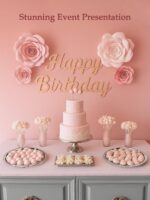 4-Pack 15.7" x 11.8" Silver Serving Trays for Party Set - Oval Floral Engraved S... - Image 6