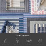 Dash and Albert Moonshine Cotton & Viscose Area Rug - 3' x 5' Neutral Stripe Han... - Image 8