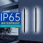 2 Pack Long Outdoor Wall Light Fixture, 47.2inch Porch Modern Wall Lighting, 600... - Image 6