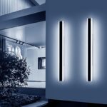 2 Pack Long Outdoor Wall Light Fixture, 47.2inch Porch Modern Wall Lighting, 600... - Image 8