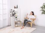 Leewadee Decorative Tall Floor Vase for Living Room Decor, 34 inches, White Wash... - Image 5