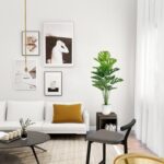 SAJANDAS Set of 2 Artificial Monstera Deliciosa Plants in Pots, Fake Tropical Tr... - Image 6